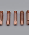 Front view of 20 Pcs Copper Contact Tips 0.035 Inch 0.9mm M6 Thread For MB-15AK MIG/MAG Welding Torch Replacement Set