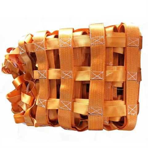 Heavy Duty Polyester Sling Net for Easy Load Handling and Lifting, Cement C Net detailed view