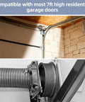 7Foot Garage Door Torsion Spring Kit With Heavy Duty Cables And Aluminum Drums For Extension Systems Center Bracket Included