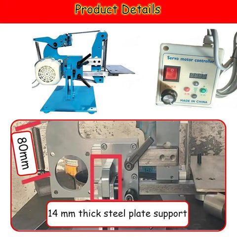 Badass 1100W Brushless Grinder And Polisher With Swappable Orientation Belt Sander and Vertical Horizontal Knife Sharpener, showing steel plate support.