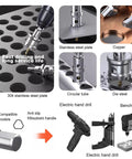 Heavy Duty Carbide Hole Saw Kit For Metal Pro Grade 14 Piece Set With 2 Bonus Drill Bits TCT Cutting Teeth on various metals