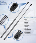 Heavy Duty Front Hood Struts For 07 08 09 10 11 Toyota Camry Gas Lift Jacks and Shock Absorbers 2 Pack with replacement part details.