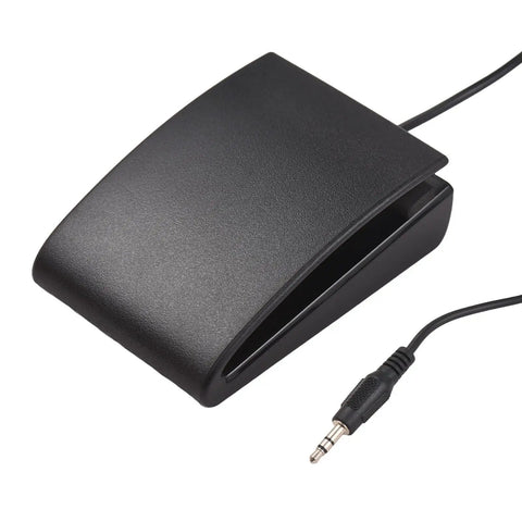 Universal Sustain Pedal Foot Controller With 3.5mm Jack For Electronic Keyboards MIDI Synths Organs And Drums, Ultra Quiet Damper Pedal