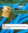 3/4 NPT To Garden Hose Adapter Swivel Connector Brass 3/4 GHT Female To 3/4 NPT Female With Washer No-Fuss Leak-Free Water Hose Fittings For Irrigation And Outdoor Faucets 2 Pack brass swivel adapter with 360-degree design