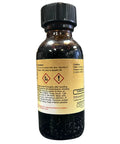 Dark liquid bottle with warning labels for Drug Detection And Analysis Kit For Classroom Forensic Science Labs With 15 Group Materials.