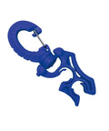 Double Hose Holder Clip For Scuba Diving Keeps Two Low And High Pressure Hoses Secure And Tangle Free Quick Snap On Design Blue