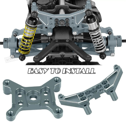 One Fourteenth Scale RC Titanium Upgrade Kit with Front and Rear Big Bore Shocks CVD Drive Shaft Steering Blocks Suspension Arms