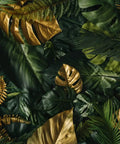 Island Vibe Tropical Jungle Banana Leaf Wall Mural For Living Room Not Peel And Stick 7 Panel Wallpaper Set 141 By 96 Inches Needs Wallpaper Paste Easy Assembly Lush Green Foliage For A Bold Home Makeover