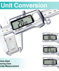 Digital Caliper With Large LCD Screen For Precise Measurements, Stainless Steel Vernier Micrometer Caliper, 6 Inch And 150 Mm