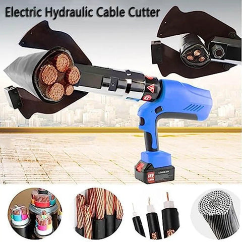 Beefy 120KN To 160KN Hydraulic Cable Cutter With Electric Wire Cutting Tool For Copper Cables Microcomputer Control