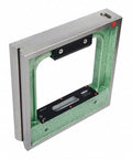 Top Tier 12X12 Inch Frame Level Engineered With Deep V Grooves For Snug Shaft Fits Up To 2.76 Inches, showing transverse vial detail.