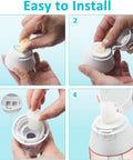 Replacement Mouthpiece Kit For Water Bottles Compatible With Insulated Filtered Water Bottles Includes 3 Silicone Mouthpieces And 4 Filter Cartridges installation