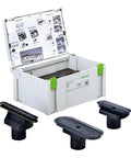 Vac SYS Accessory Set VT Systainer For Vacuum System Includes Three Vacuum Cups 580066 580064 580065 White Systainer Case