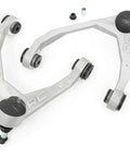 Forged Upper Control Arms For 07 18 Chevy And GMC Trucks And SUVs Aluminum Forged Strength POM Ball Joints For More Motion And Easier Install Corrects Ball Joint Angle For Lifted Rigs Clevite Rubber Bushings Fully Greaseable