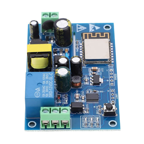 Smart Home Relay Switch Module For Remote Control Across AC 85 To 264 Volts 220V Ready, PCB with relay and terminals