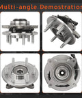 Front Wheel Hub And Bearing Assembly For 4WD Ford F150 2004 2006 2007 2008 And Lincoln Mark LT 2006 2007 2008 With 6 Lug And ABS 515079