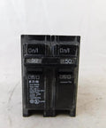 BR250 2 Inch 50 Amp Double Pole Interchangeable Circuit Breaker For Home Garage And Panel Upgrades, Beefy Yet Easy Plug In Replacement, Heavy Duty Electrical Breaker For Residential And Light Commercial Power Needs, front view
