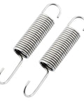 Beefy Stainless Steel Tension Springs For Recliner Sofa Replacement Mechanism Quick Swap Kit featuring two long neck hook design springs.