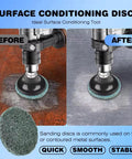 92 Piece 2 Inch Quick Change Sanding Discs Set With 1/4 Inch Roll Lock Pad for Metal Finishing, and Burr Cleanup demonstration
