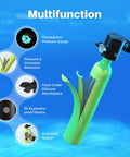 Compact 0.5L Scuba Tank Portable Diving Cylinder With Multifunction Features Highlighted