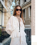 Six Pack Womens Choker Necklaces Black Brown Leather Velvet Lace Up Tie Gothic Western Adjustable Statement Collar Jewelry, model wears layered choker.