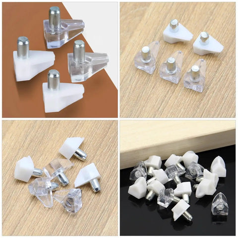 Durable Shelf Pins And Clips Set For Wood Shelving And Cabinets Replacement 100 Piece Pack With Anti Oxidation Solid Bearing Frame