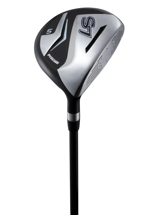 Tall Mens All In One Golf Club Set Right Handed With Driver Woods Hybrid Irons Putter Wedges Stand Bag And Headcovers Built For Beginners Ready To Play Black Blue 5 wood