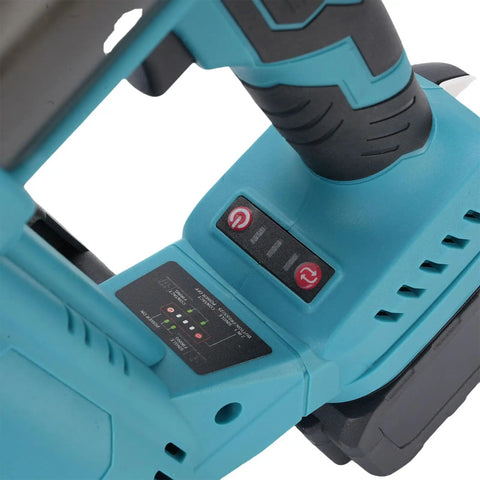 Professional Grade Cordless Electric Brad Nailer And Wire Stapler Kit Featuring A Long Lasting Lithium Ion Battery For Dead Simple Setup And Hella Fast Finishing On All Woodworking Projects