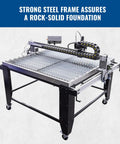 Versa Cut 4x4 CNC Plasma Table With 40A Plasma Cutter And Cutting Torch All In One Pro Grade Dual Voltage Metal Fabrication And Sheet Cutting System