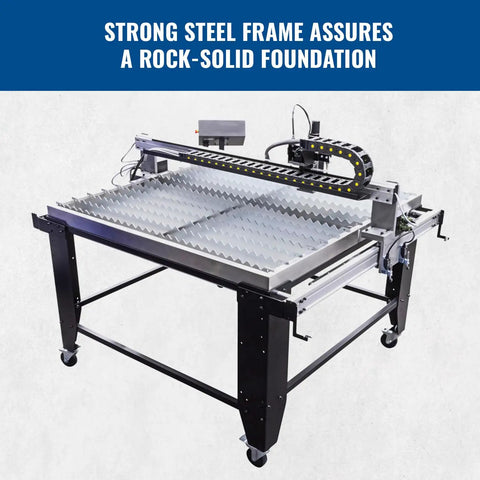 Versa Cut 4x4 CNC Plasma Table With 40A Plasma Cutter And Cutting Torch All In One Pro Grade Dual Voltage Metal Fabrication And Sheet Cutting System