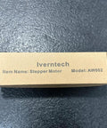 Iverntech Stepper Motor box, model AW002, brown cardboard packaging.