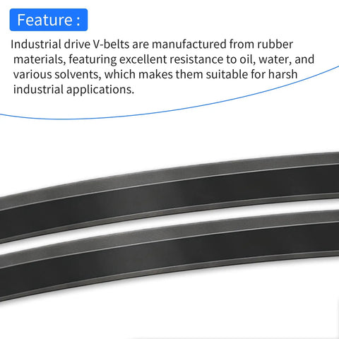 Close-up of A31 31 Inch Drive V Belt Replacement For Industrial And Agricultural Machinery, Classic Wrapped Neoprene Rubber V Belt