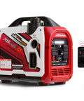2400 Watt Portable Inverter Generator With Smart App Control Ultra Quiet Engine And Reliable Clean Power Ready To Roll For Campground Days And Home Power Backup, compact design with Bluetooth control.