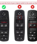 Power Window Control Switch Driver Side Fits 2011 Through 2021 Jeep Grand Cherokee Bezel Replacement Not For Vehicles With Power Folding Mirrors Easy Install Durable Window Button For Smooth Operation, black plastic switch panel