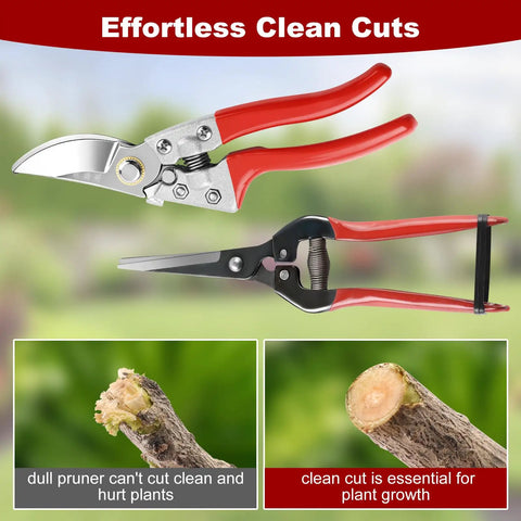 japanese garden tool set Heavy Duty Garden Pruning Shears Set With Japanese SK5 ✓