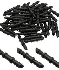 Drip Irrigation Barbed Fittings Kit with 120 Pieces 1 Quarter Inch Connectors for leak-proof garden watering system