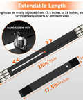 Extendable Washing Machine Dolly Furniture Rollers Black Adjustable Appliance Moving Carts Heavy Duty Wheels for measured length adjustment