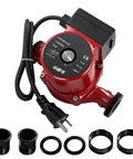 Heavy Duty Circulator Pump 115V Replacement Up1529Su 59896775 for Hydronic Heating with accessories and power cord.