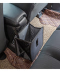 Foldable Car Trash Can Organizer, Hanging Waterproof Leakproof Storage Bag With Large Capacity in car interior
