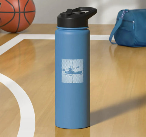 Stainless Steel Insulated Water Bottle For Kayaking And Rafting Durable Hydration Bottle for Paddling on indoor court