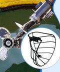Heavy Duty Propeller Guard For Outboard Motor Dive Boats Keeps Gear Safe From Rocks And Debris With Easy Install Metal Hardware Protection That Slays The Water on motor.