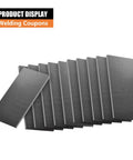 4x2 Inch Welding Coupons Set 11 Gauge 10 Pieces Mild Steel Practice Plates Kit For MIG TIG Stick Arc Welding DIY Metal Projects
