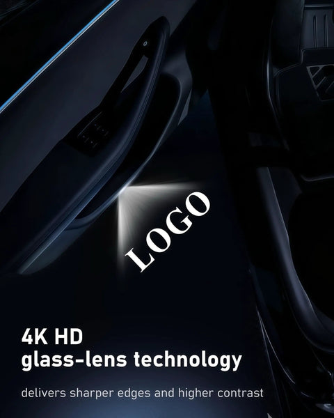 Mercedes Car Door Lights Logo Projector Puddle Lights No Fade 4K HD Welcome Lamps Pack, projection on ground