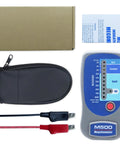 Pro Grade Insulation Tester Megohmmeter For HVAC And Electrical Systems, 1000 Megohms at 500 Volts shown with accessories