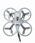 Top view of Lite FPV Drone With Camera RTF Kit Goggles And Remote For Beginners Ready To Fly Set featuring four propellers.