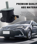 Plug And Play Purge Valve Solenoid For Cars Replacement OEM 9091012276 with car on road and product details shown