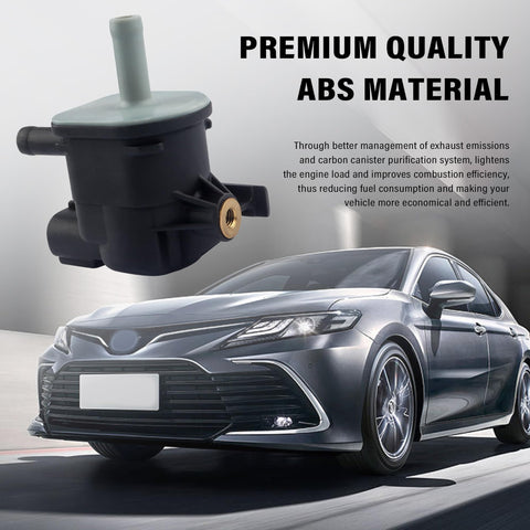 Plug And Play Purge Valve Solenoid For Cars Replacement OEM 9091012276 with car on road and product details shown