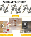 Heavy Duty Drywall Anchor Kit With Screws And Expansion Tubes Self Drilling Hollow Wall Anchors 300 Sets For Rock Solid Mounts Rust Resistant Yellow Zinc Plated Carbon Steel For Wall Shelves TV Mounts No Pre Drill Needed, ceiling use