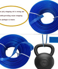 Tough As Nails Manual Banding Strapping Kit includes 330 foot blue polypropylene tape roll for secure box sealing.