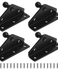 Heavy Duty 10 Mm Ball Stud Mounting Bracket For Gas Strut And Shock Spring Rv Door Lift Support Built Tough, set of 4 with screws.